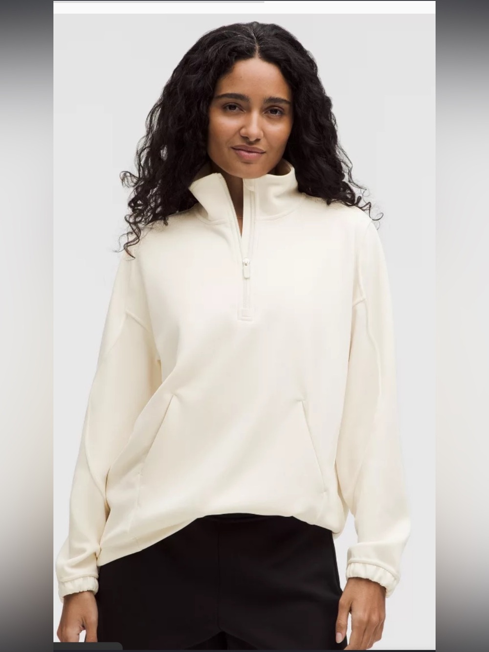 XS Lululemon Softstreme Halfzip Long